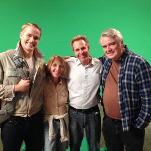 Space Command On Set with Ethan McDowell Elaine Zicree Marc Zicree and Michael Harney