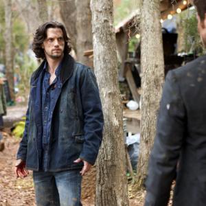 Still of Daniel Gillies and Nathan Parsons in The Originals (2013)