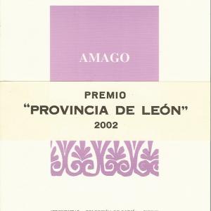 Amago poemario Premio Provincia de Len 2002 Primera edicin Escrito por Ernesto Fundora