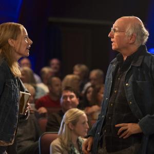 Still of Larry David and Amy Ryan in Clear History 2013