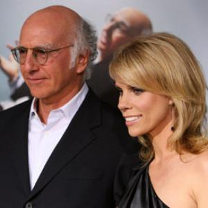 Larry David and Cheryl Hines at event of Curb Your Enthusiasm (1999)