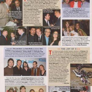 Tim Leaton (bottom left) featured in the Hollywood Reporter, August 2nd, 2006.