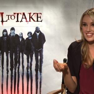 Cassidy Gard at My Soul to Take press junket