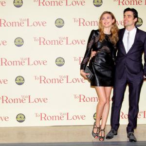 Eleonora Albrecht and Flavio Parenti attend the To Rome With Love World Premiere at Auditoriun Parco Della Musica on April 13 2012 in Rome Italy