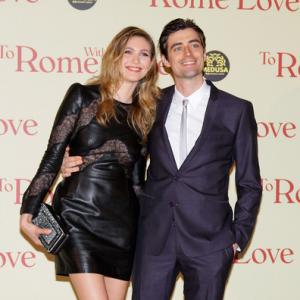 Eleonora Albrecht and Flavio Parenti attend the To Rome With Love World Premiere at Auditoriun Parco Della Musica on April 13 2012 in Rome Italy