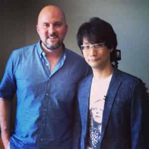 Director Jeremy Snead with Hideo Kojima