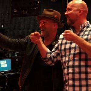 Michael Rooker and Director Jeremy Snead on set of Unlocked The World Of Games Revealed