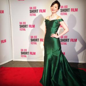 Christina July Kim hosting the 2014 6th Annual San Jose International Shorts Film Festival