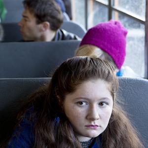 Still of Cliff Lipson Debbie Gallagher and Emma Kenney in Shameless 2011