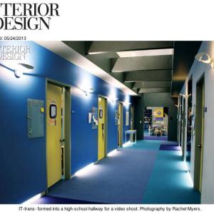 Video Game High School Set Featured in Interior Design Magazine