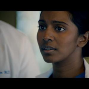 Sharon Muthu as Dr Sharika Kumar on David E Kelleys Medical Drama MONDAY MORNINGS