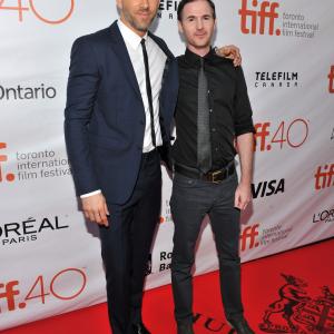 Ryan Reynolds and Ryan Fleck at event of Mississippi Grind (2015)