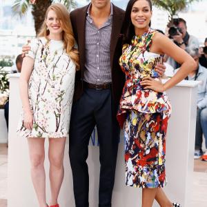 Ryan Reynolds Rosario Dawson and Mireille Enos at event of The Captive 2014