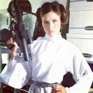 Haviland as Princess Leia from Star Wars: The Musical