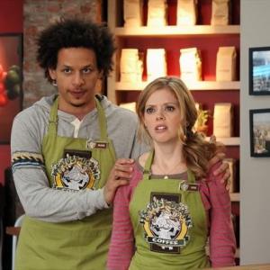 Still of Dreama Walker and Eric André in Don't Trust the B---- in Apartment 23 (2012)