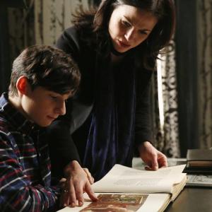 Still of Lana Parrilla and Jared Gilmore in Once Upon a Time (2011)