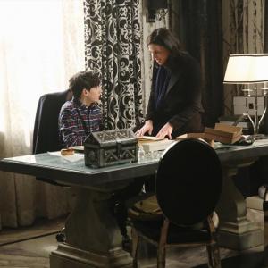 Still of Lana Parrilla and Jared Gilmore in Once Upon a Time 2011