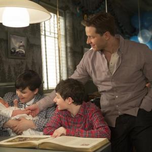 Still of Ginnifer Goodwin Jared Gilmore and Josh Dallas in Once Upon a Time 2011