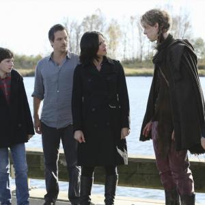 Still of Jennifer Morrison, Lana Parrilla, Michael Raymond-James, Parker Croft, Jared Gilmore and Josh Dallas in Once Upon a Time (2011)