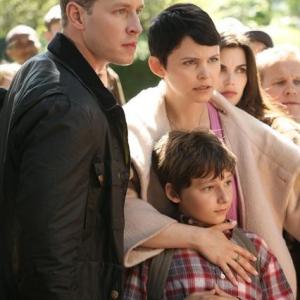 Still of Ginnifer Goodwin Meghan Ory Jared Gilmore and Josh Dallas in Once Upon a Time 2011