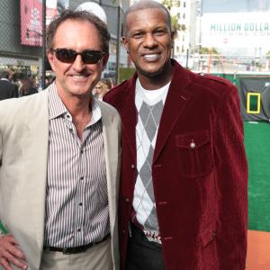 Fred Lynn and Eric Davis at event of Million Dollar Arm (2014)