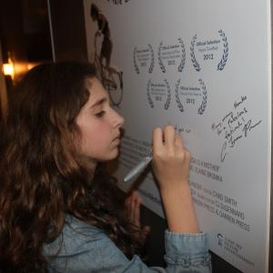 Orlando Film Festival poster signing 2013