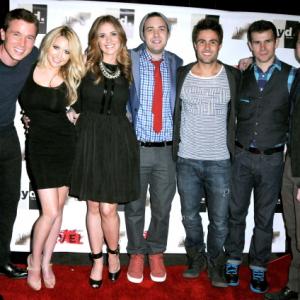 Templeton Scott and other cast members at the Youthful Daze Season Two Premiere