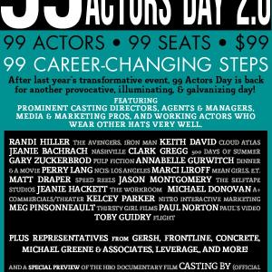 99 Actors Day 20 Cover Sheet!