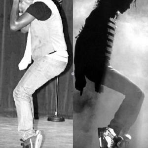Dexter Darden impersonating Michael Jackson