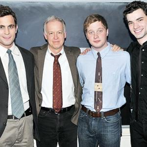 Matt Dellapina Reed Birney Josh Caras and Jake OConnor at Opening Night for The Dream Of The Burning Boy