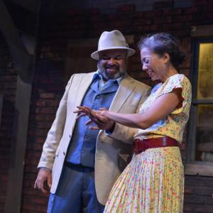 Monica Parks with John Cothran in King Hedley II