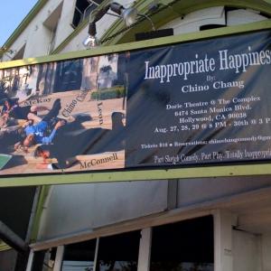 Inappropriate Happiness on the marquee Directed by Chino Chang