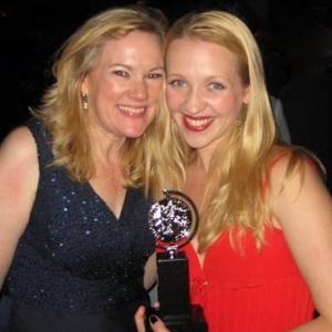 With director Kathleen Marshall and the Tony award for Anything Goes
