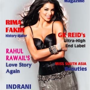 Rima Fakih, Miss USA 2010, South Asia Magazine cover girl