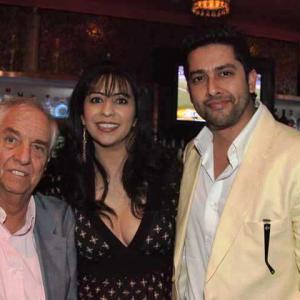 Jinnder with Hollywood legend Garry Marshall and Bollywood actor Aftab