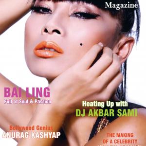 actress Bai Ling - South Asia Magazine cover girl