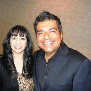 Jinnder Chohaan with George Lopez