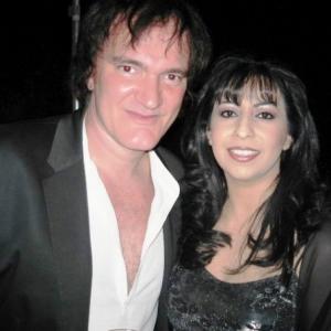 Jinnder Chohaan with Quentin Tarantino