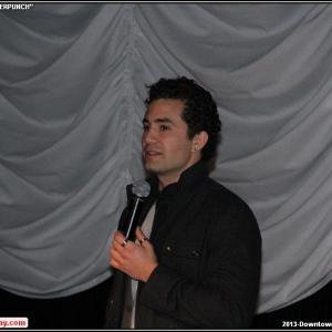 Alvaro Orlando at the premiere for his film Counterpunch