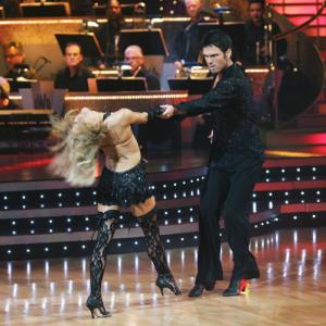 Still of Julianne Hough and Chuck Wicks in Dancing with the Stars 2005