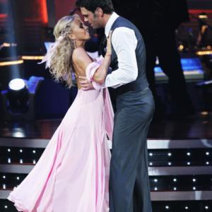 Still of Julianne Hough and Chuck Wicks in Dancing with the Stars 2005