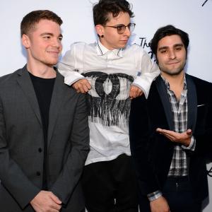 Moises Arias, Gabriel Basso and Jordan Vogt-Roberts at event of The Kings of Summer (2013)