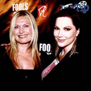 Producer Tosca Musk on the red carpet with Fools on the Hill producer Eliza Bayne