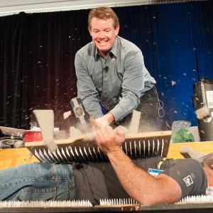 Steve Spangler  Bed of Nails on Extreme Science