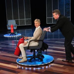 Steve Spangler  Ellen Show hovercraft demonstration