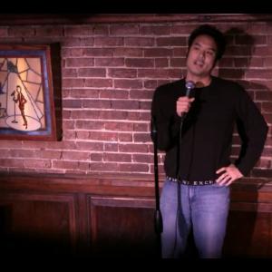 Bruce Hwang Chen in the Comedy Cellar