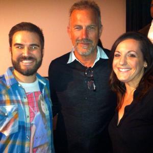Hanging out with Robin Hood himself Kevin Costner