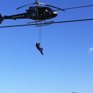 Dhoom 3 Hanging off Helicopter