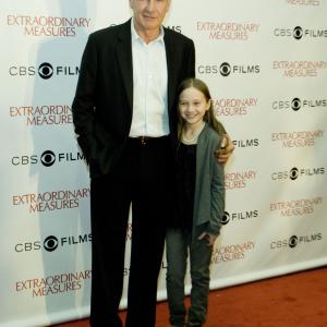 Meredith and Harrison on the red carpet at the Chicago Premiere of Extraordinary Measures
