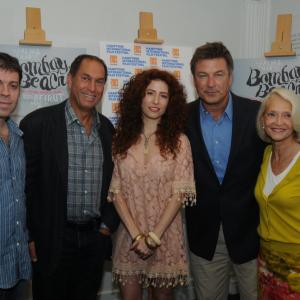 Alma Harel attends SummerDocs presented by The Hamptons International Film Festival and Guild Hall  hosted by Alec Baldwin September 1st in New York City LR Boaz Yakin Alma Harel Alec Baldwin